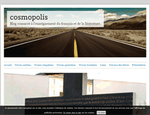 Tablet Screenshot of cosmopolis-educ.com